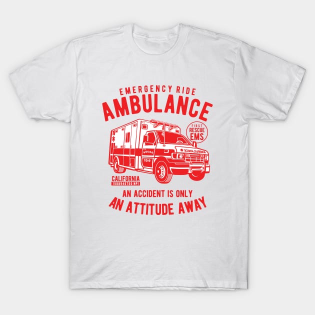 Ambulance T-Shirt by tdK